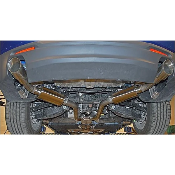 MRT 2.5" Version 2 Axle-Back Exhaust System, 4" Dual Polished Tips2016-2024 Camaro V6 - Image 2