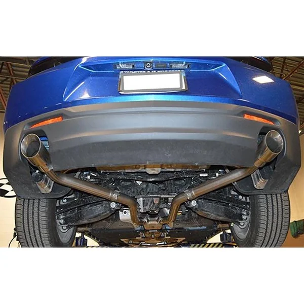MRT 2.5" Version 3 Muffler Delete Cat-Back Exhaust System, 4" Dual Polished Tips2016-2024 Camaro V6 - Image 2