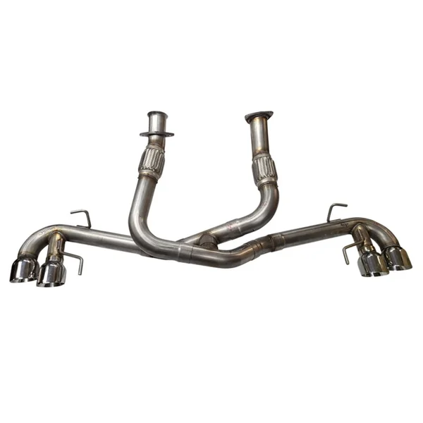 MRT 3" Street Race Cat-Back Exhaust System, 4" Quad Polished Tips2020-2026 C8 Corvette & E-Ray