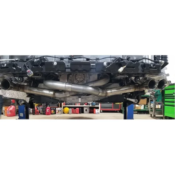MRT 3" Street Race Cat-Back Exhaust System, 4" Quad Polished Tips2020-2026 C8 Corvette & E-Ray - Image 2