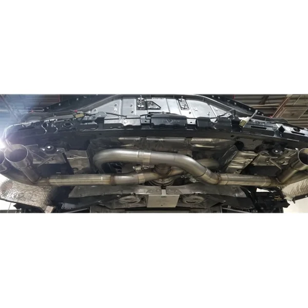 MRT 3" Street Race Cat-Back Exhaust System, 4" Quad Polished Tips2020-2026 C8 Corvette & E-Ray - Image 3