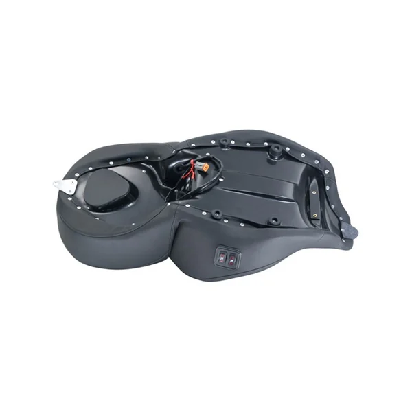 Mustang One-Piece Heated Touring Seat for 2008-2023 Harley Touring - Image 2