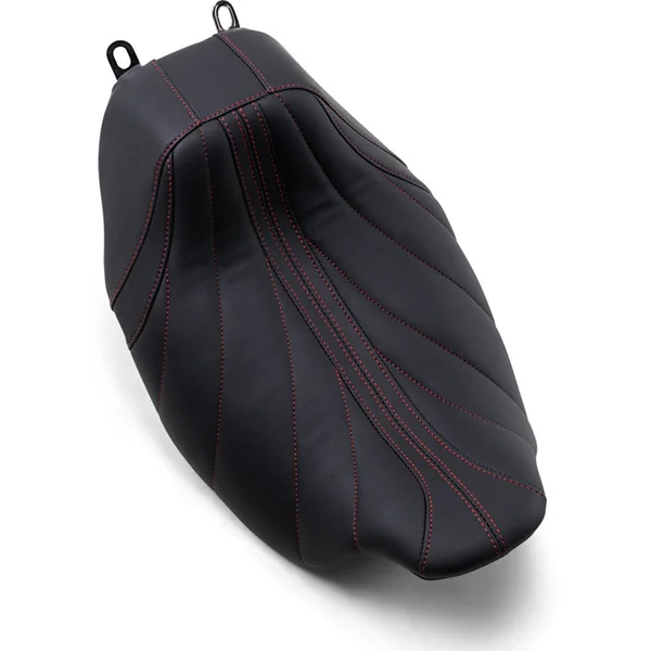 Mustang Revere Journey Gravity Solo Seat for 2008-2023 Harley Touring - Red - Image 2