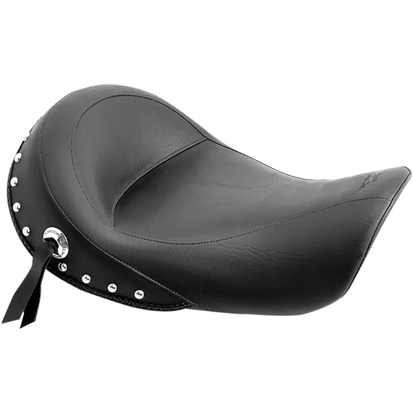 Mustang Solo Seat for 1996-2003 Harley Dyna - Studded