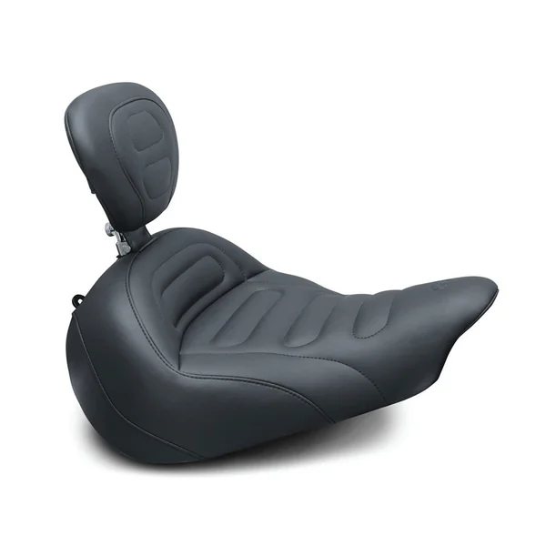 Mustang Solo Tour Seat with Backrest for 2013-2017 Harley Breakout