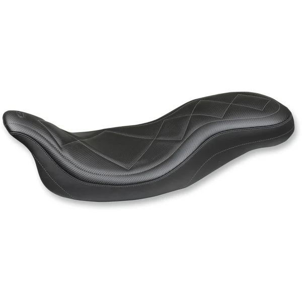 Mustang Super Tripper Seat for 2008-2023 Harley Touring - Carbon