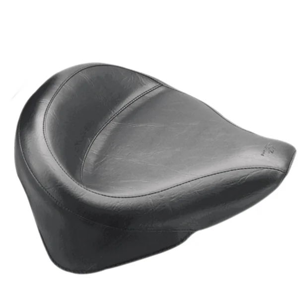 Mustang Wide Solo Seat for 2000-2015 Harley Softail FLSTC/FLSTS - Vintage