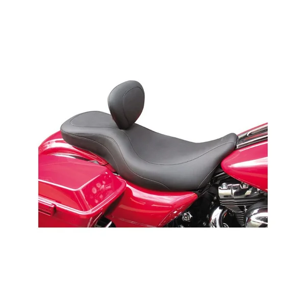 Mustang Wide Tripper Seat with Backrest for 2008-2023 Harley Touring - Image 3