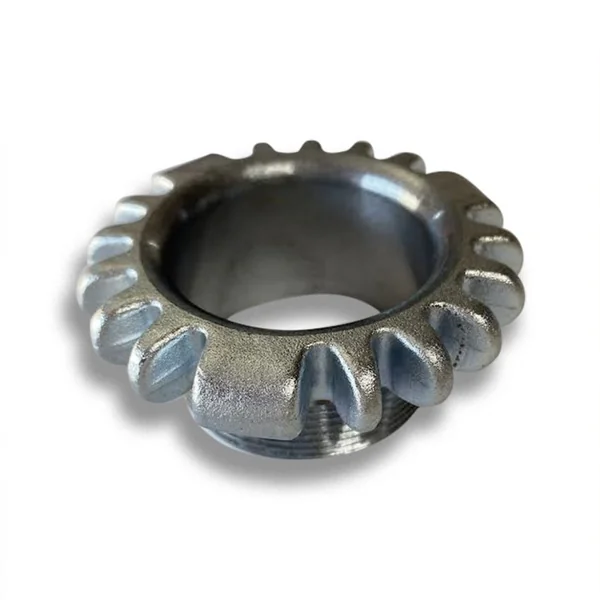 Norton Commando/Dominator Finned Exhaust Lock Ring Nut/ Manifold Rose OEM: 06-2464 - Image 2