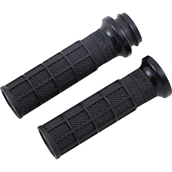 ODI Hart Luck Full Waffle Lock-On Grips for Harley Dual Cable - Image 2