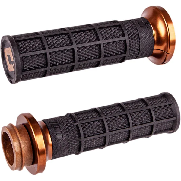 ODI Hart Luck Full Waffle Lock-On Grips for Harley Dual Cable - Image 3