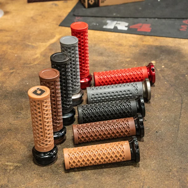 ODI x VANS Waffle Lock-On Grips for Harley Dual Cable - Image 2