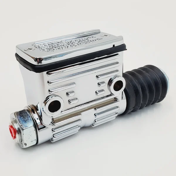 OE Style, Chrome ¾” Bore Replacement Rear Brake Master Cylinder for Late 1987-2003 Harley Sportster 883/1100/1200 XL Models - Replaces HD# 4245387 & 4245687C