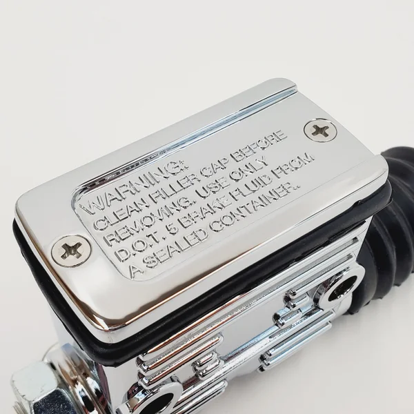 OE Style, Chrome ¾” Bore Replacement Rear Brake Master Cylinder for Late 1987-2003 Harley Sportster 883/1100/1200 XL Models - Replaces HD# 4245387 & 4245687C - Image 3