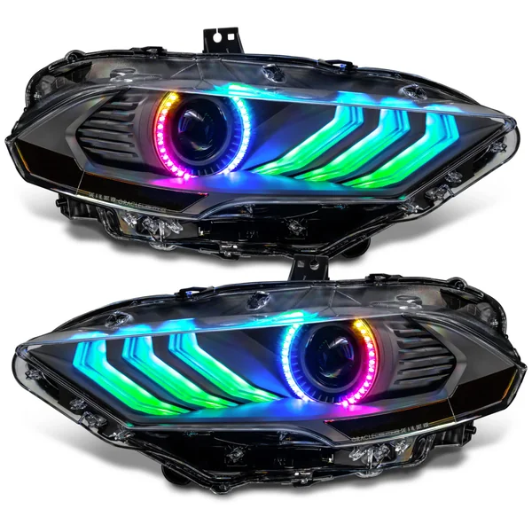 Oracle Dynamic Colorshift RGB+A Headlights2018-2023 Ford Mustang