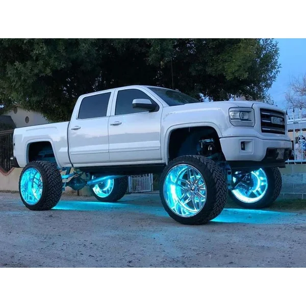 Oracle LED Illuminated Wheel Rings, Single Row LED - Image 6