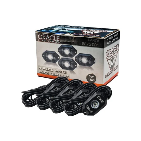 Oracle White Underbody Wheel Well Rock Light Kit, Set of 4