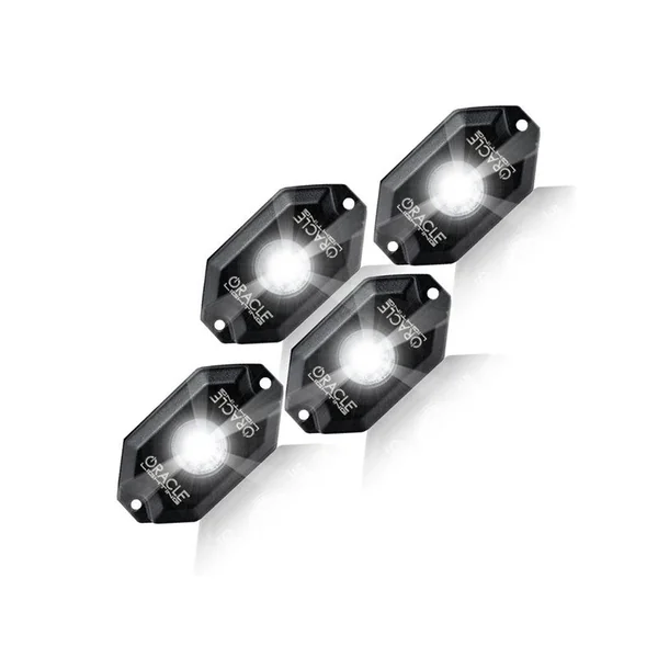 Oracle White Underbody Wheel Well Rock Light Kit, Set of 4 - Image 2