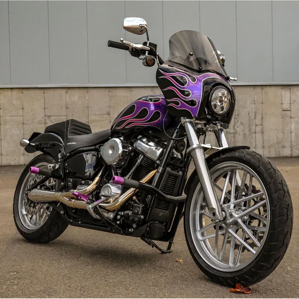 Original garage Moto OG Highway Peg Crash Bar for 2018-2025 Harley Softail - Image 8