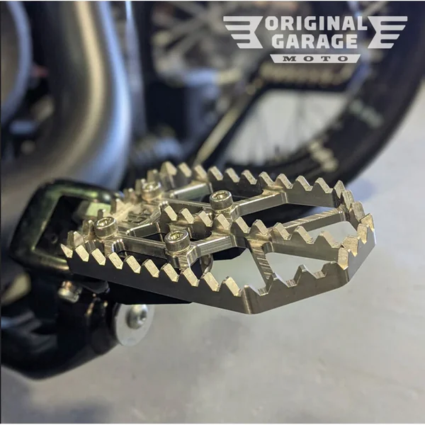 Original Garage Moto OG Moto X Foot Pegs for Harley - Image 8
