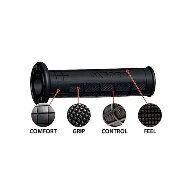 Oxford Adventure Handlebar Grips for Adventure Motorcycles with 7/8″ Handlebars | Soft - Image 2