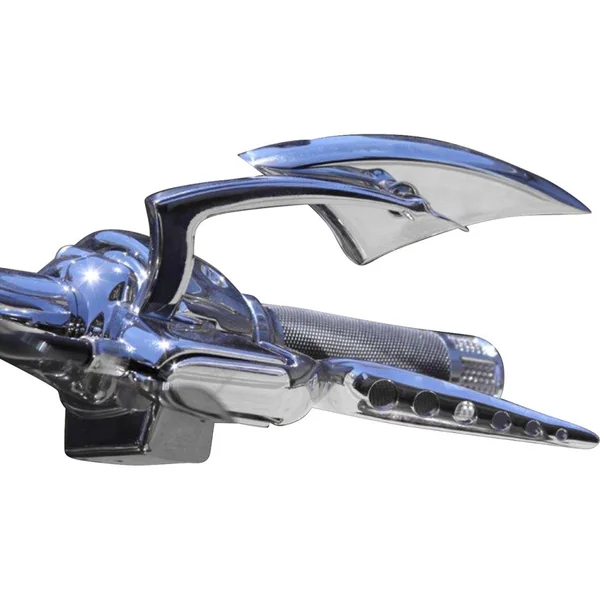 Paul Yaffe Racing Hand Levers for 2008-2016 Harley Touring with Cable Clutch - Chrome - Image 3