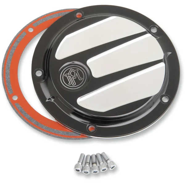 Performance Machine Scallop Derby Cover for 1999-2018 Harley - Platinum Cut