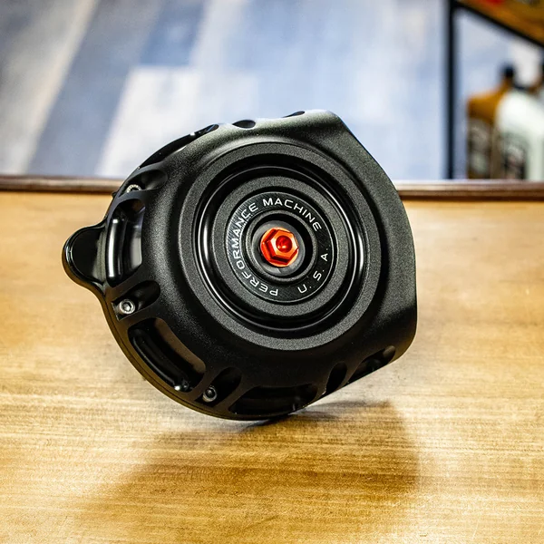 Performance Machine Vintage Air Cleaner for 2017-2023 Harley M8 - Black Ops - Image 5
