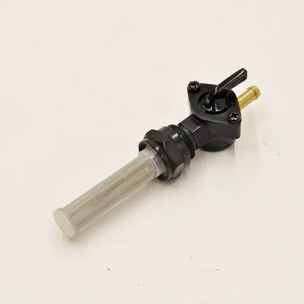 Petcock - Black - 22mm - Straight Fuel Outlet - 1/4” ID Fuel Hose - Fits 1975-2006 Harley Davidsons - Image 3