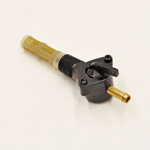 Petcock - Black - 3/8” NPT - Straight Fuel Outlet - 1/4” ID Fuel Hose - Fits 1966-1974 Harley Models - Image 6