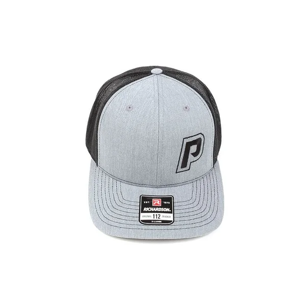Phastek Heather Grey Snapback Trucker Style Hat