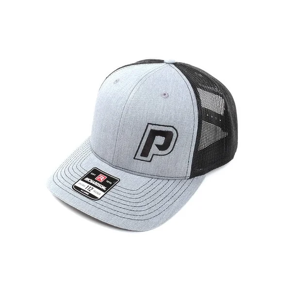 Phastek Heather Grey Snapback Trucker Style Hat - Image 2