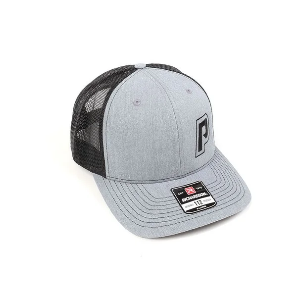 Phastek Heather Grey Snapback Trucker Style Hat - Image 3