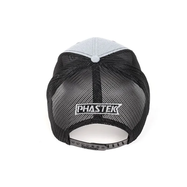 Phastek Heather Grey Snapback Trucker Style Hat - Image 5
