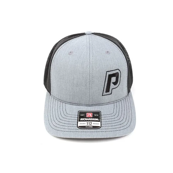Phastek Heather Grey Snapback Trucker Style Hat - Image 8
