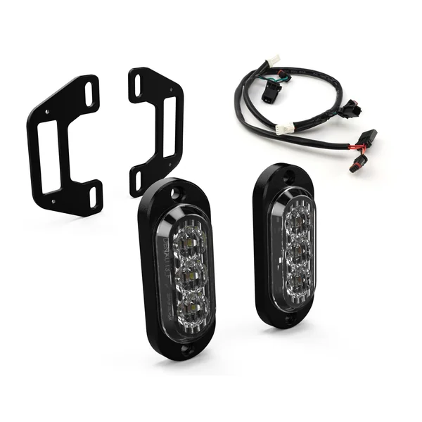 Plug-&-Play Rear T3 Turn Signal License Plate Kit for Harley-Davidson Pan America 1250 - Image 2