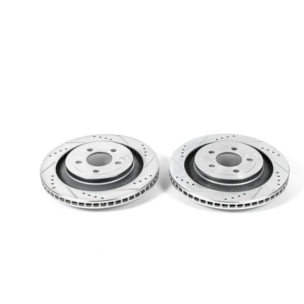 PowerStop Evolution Drilled, Slotted & Zinc Plated Front Rotors2015-2023 Ford Mustang GT, EcoBoost & Mach 1 w/ 4 & 6 Piston Front Calipers