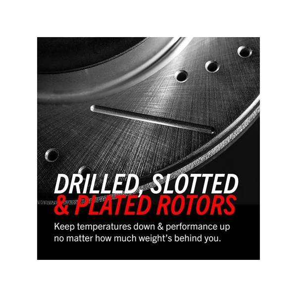 PowerStop Evolution Drilled, Slotted & Zinc Plated Rear Rotors2014-2019 Chevrolet C7 Corvette Stingray Z51 - Image 4