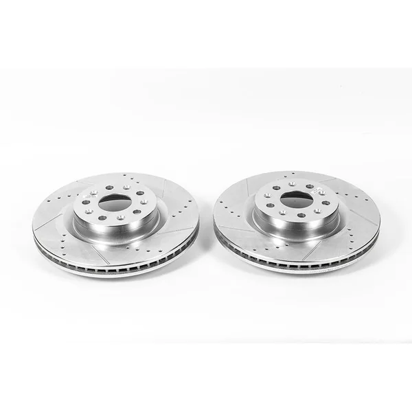 Powerstop Evolution Front Drilled and Slotted Rotors2016-2024 Camaro SS - Image 2