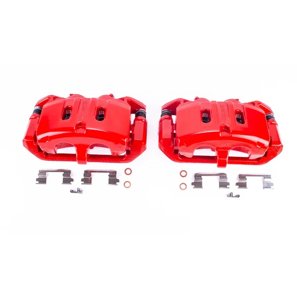 PowerStop Front Brake Calipers, Red2015-2023 Ford Mustang V6 and EcoBoost w/ 2 Piston Front Calipers