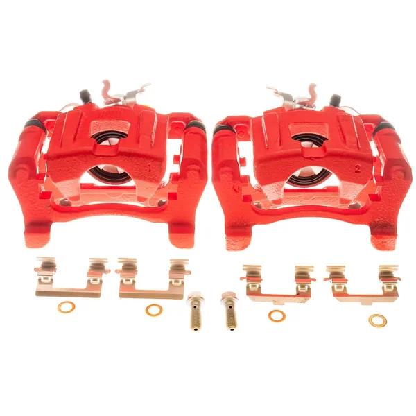 PowerStop Rear Brake Calipers, Red2015-2023 Ford Mustang GT, EcoBoost & Mach 1 w/ 4 & 6 Piston Front Calipers