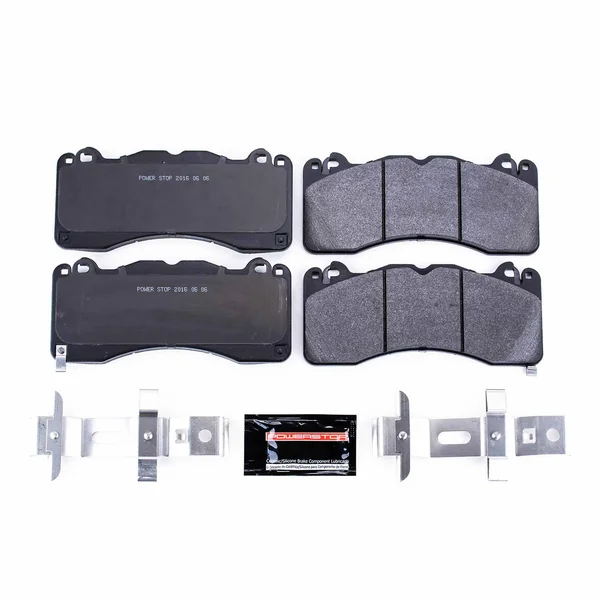 PowerStop Track Day Front Brake Pads2015-2023 Ford Mustang GT & Mach 1 w/ 6 Piston Front Calipers - Image 2