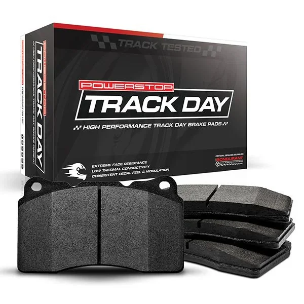 PowerStop Track Day Front Brake Pads2015-2023 Ford Mustang V6 & EcoBoost w/ 2 Piston Front Calibers