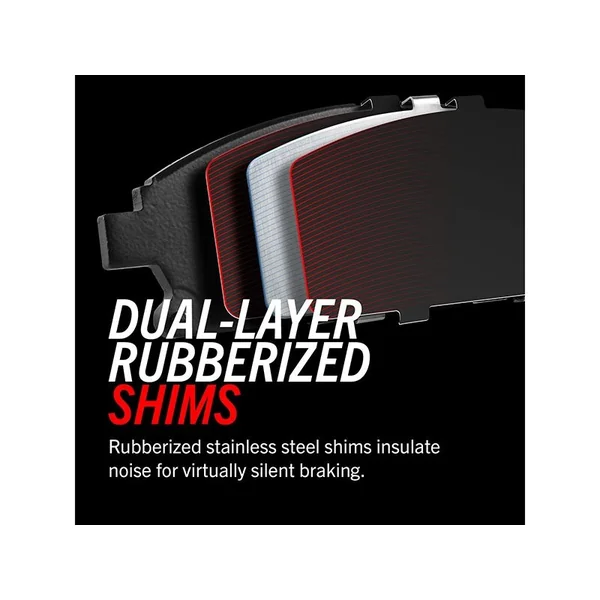 PowerStop Z16 Evolution Ceramic Front Brake Pads2020-2026 Chevrolet Corvette C8 Stingray Z51 Performance Package - Image 3