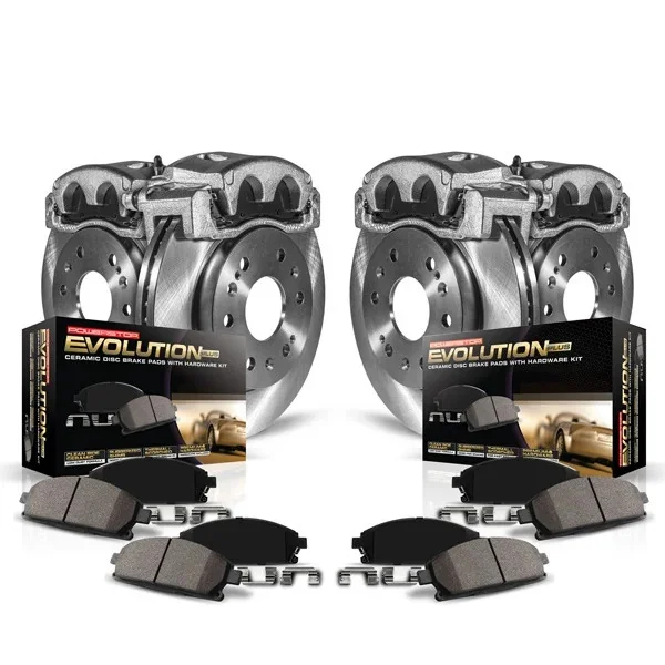 Powerstop Z17 Evolution Plus Stock Replacement Brake Upgrade Kit w/ Calipers, Front & Rear2010-2015 Camaro V6