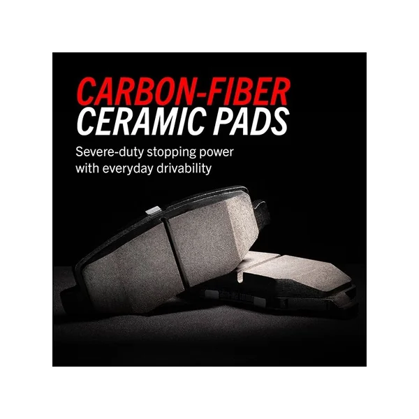 PowerStop Z23 Evolution Sport Carbon-Fiber Front Brake Pads2020-2026 Chevrolet Corvette C8 Stingray - Image 3