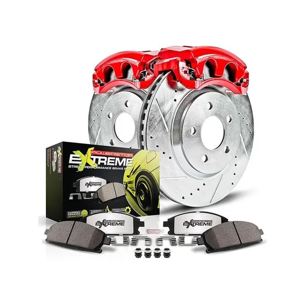 Powerstop Z26 Extreme Street Warrior Front Brake Upgrade Kit w/ Powder Coated Calipers2010-2015 Camaro SS & SS/1LE