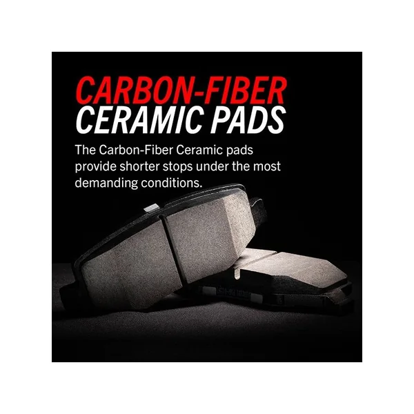 PowerStop Z26 Street Performance Carbon-Fiber Ceramic Front Brake Pads2020-2026 Corvette Stingray/Z51 - Image 2