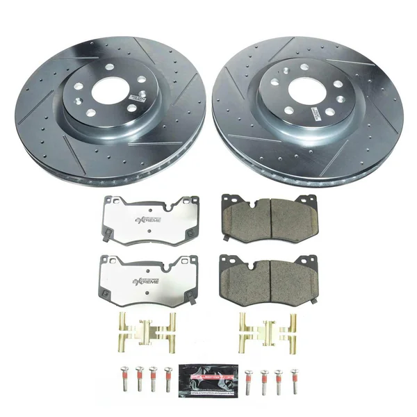 PowerStop Z26 Street Warrior Brake Kit, Rear2020-2026 Corvette Stingray Z51 - Image 2