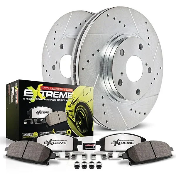 PowerStop Z26 Street Warrior Rear Brake Kit2015-2023 Ford Mustang GT, EcoBoost & Mach 1 w/ 4 & 6 Piston Front Calipers